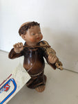 FRATE IN PORCELLANA CAPODIMONTE H10XL4XP4 CM