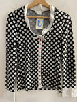 CAMICIA NARA CAMICIE TGS NERO POIS BIANCHI