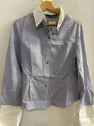 CAMICIA PROJECT TGM A RIGHE BLU/BIANCO DONNA