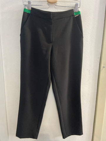 PANTALONE GUESS TGS NERO C/STRISCE VERDI