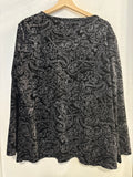 GIACCA NOTATIONS TG2XL NERO VELLUTO FANTASIA