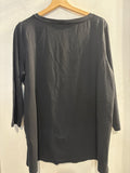 MAGLIA FIORELLA RUBINO TGL NERO C/STRASS