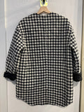 GIACCA ZARA TGXS PIEDIPULL BIANCO/NERO