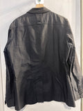 GIACCA BLAZER UOMO M.REBECCHI TG50 NERO GESSATO