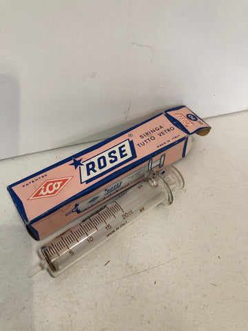 SIRINGA IN VETRO C/SCATOLO