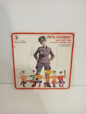 45 GIRI Rita Pavone – Pippo Non Lo Sa / Un, Due, Tre (Se Marci Insieme A Me)