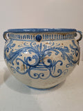 CACHE POT IN CERAMICA CALTAGIRONE H28XDIAMETRO28 CM ( LEGGERA IMPERFEZIONE )