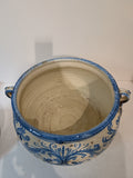 CACHE POT IN CERAMICA CALTAGIRONE H28XDIAMETRO28 CM ( LEGGERA IMPERFEZIONE )