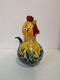 GALLO IN VETRO STILE MURANO H29XL25XP15 CM