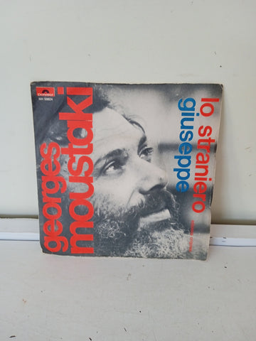 DISCO 45 GIRI, GEORGES MOUSTAKI, LO STRANIERO