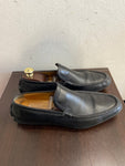 MOCASSINO GUCCI MIS.41 1/2 NERO IN PELLE NERA UOMO