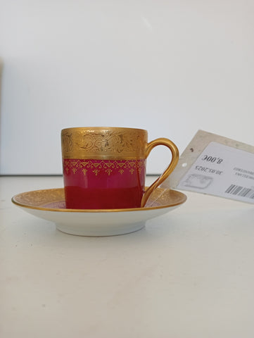 TAZZA IN PORCELLANA LIMOGES H5XDIAMETRO3 CM