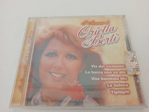 CD AUDIO I SUCCESSI DI ORIETTA BERTI