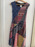 ABITO DESIGUAL TG.S BLU FANTASIA