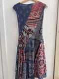 ABITO DESIGUAL TG.S BLU FANTASIA