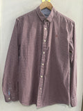 CAMICIA UOMO NAPAPIJRI TGS A QUADRETTI ROSSO COTONE