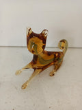 GATTO IN VETRO STILE MURANO H8XL8XP2 CM