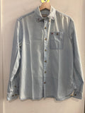 CAMICIA UOMO NAPAPIJRI TGS JEANS CHIARO