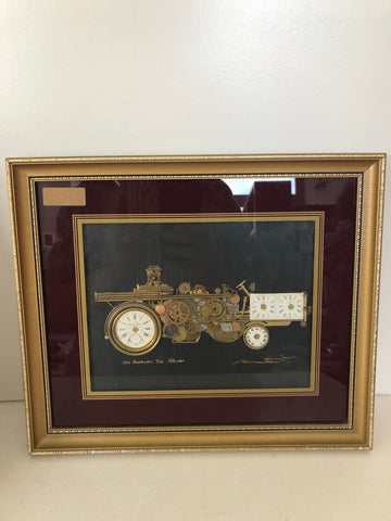 QUADRO COLLAGES CO COMPONENTI MECCANICHE KEN BROADBENT 33X28