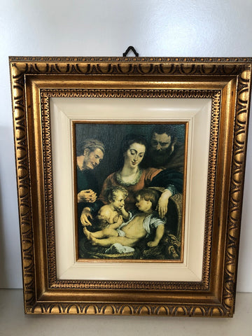 CORNICE DORATA CON CROMOLITOGRAFIA 18X24