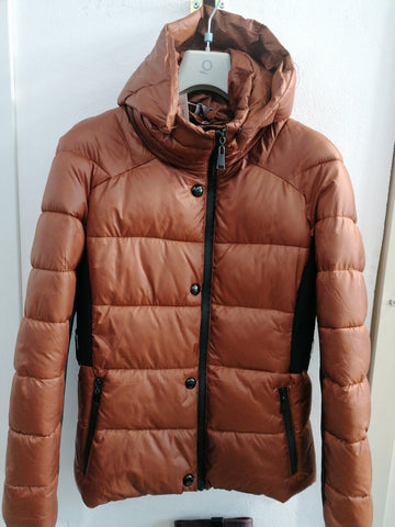 GIUBBOTTO AKE' TGM COGNAC/NERO DONNA