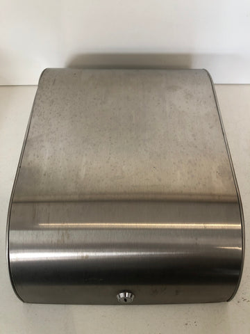 DISPENSER PORTA ASCIUGAMANI DA MURO IN METALLO H10XL27XP40 CM ( CHIAVI ALLA CASSA )