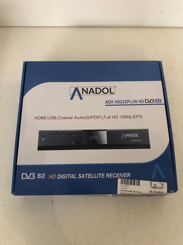 RICEVITORE DIGITALE SATELLLITARE ANADOL HD